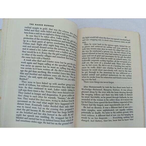 Naked Runner By Francis Clifford Vintage Spy Novel Mystery Early Edition 1966 - Picture 4 of 16